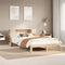 vidaXL Bookcase Bed without Mattress 135x190 cm Doouble Solid Wood Pine