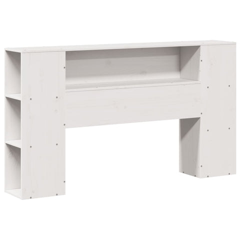 vidaXL Bookcase Bed without Mattress White 120x200cm Solid Wood Pine