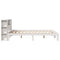 vidaXL Bookcase Bed without Mattress White 120x200cm Solid Wood Pine