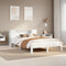 vidaXL Bookcase Bed without Mattress White 120x200cm Solid Wood Pine