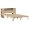 vidaXL Bookcase Bed without Mattress 160x200cm Solid Wood Pine