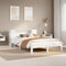 vidaXL Bookcase Bed without Mattress White 160x200cm Solid Wood Pine