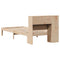 vidaXL Bookcase Bed without Mattress 90x200cm Solid Wood Pine
