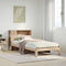 vidaXL Bookcase Bed without Mattress 100x200cm Solid Wood Pine