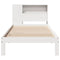 vidaXL Bookcase Bed without Mattress White 100x200cm Solid Wood Pine