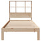 vidaXL Bookcase Bed without Mattress 90x190 cm Single Solid Wood Pine