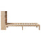 vidaXL Bookcase Bed without Mattress 90x190 cm Single Solid Wood Pine