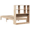 vidaXL Bookcase Bed without Mattress 90x190 cm Single Solid Wood Pine