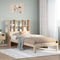 vidaXL Bookcase Bed without Mattress 90x190 cm Single Solid Wood Pine