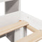 vidaXL Bookcase Bed without Mattress White 90x190 cm Single Solid Wood Pine