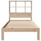 vidaXL Bookcase Bed without Mattress 90x200cm Solid Wood Pine