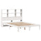 vidaXL Bookcase Bed without Mattress White 120x200cm Solid Wood Pine