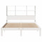 vidaXL Bookcase Bed without Mattress White 120x200cm Solid Wood Pine