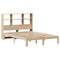 vidaXL Bookcase Bed without Mattress 150x200 cm King Size Solid Wood Pine