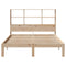 vidaXL Bookcase Bed without Mattress 150x200 cm King Size Solid Wood Pine