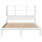 vidaXL Bookcase Bed without Mattress White 160x200cm Solid Wood Pine