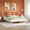 vidaXL Bookcase Bed without Mattress 180x200 cm Super King Solid Wood Pine
