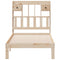vidaXL Bookcase Bed without Mattress 90x190cm Solid Wood Pine