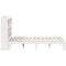 vidaXL Bookcase Bed without Mattress White 140x190cm Solid Wood Pine