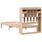 vidaXL Bookcase Bed without Mattress 90x200cm Solid Wood Pine