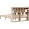 vidaXL Bookcase Bed without Mattress 140x200cm Solid Wood Pine