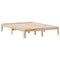 vidaXL Bookcase Bed without Mattress 140x200cm Solid Wood Pine