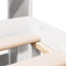 vidaXL Bookcase Bed without Mattress White 140x200cm Solid Wood Pine