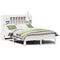 vidaXL Bookcase Bed without Mattress White 150x200cm Solid Wood Pine