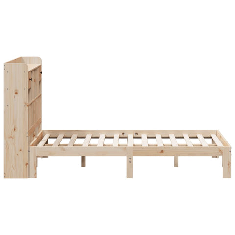 vidaXL Bookcase Bed without Mattress 160x200cm Solid Wood Pine
