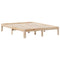 vidaXL Bookcase Bed without Mattress 160x200cm Solid Wood Pine