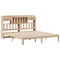 vidaXL Bookcase Bed without Mattress 180x200cm Solid Wood Pine