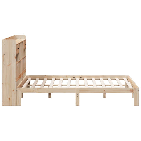 vidaXL Bookcase Bed without Mattress 180x200cm Solid Wood Pine