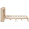 vidaXL Bookcase Bed without Mattress 180x200cm Solid Wood Pine