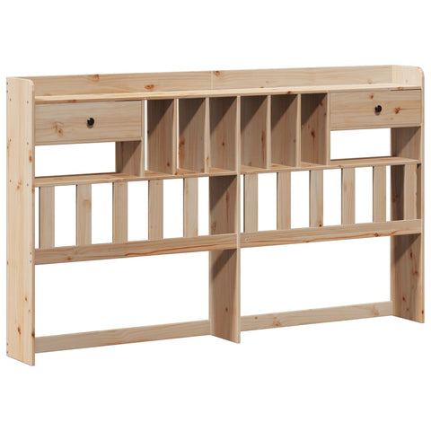 vidaXL Bookcase Bed without Mattress 180x200cm Solid Wood Pine