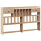vidaXL Bookcase Bed without Mattress 180x200cm Solid Wood Pine