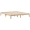 vidaXL Bookcase Bed without Mattress 180x200cm Solid Wood Pine