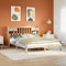 vidaXL Bookcase Bed without Mattress 180x200cm Solid Wood Pine