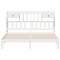 vidaXL Bookcase Bed without Mattress White 180x200cm Solid Wood Pine