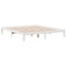 vidaXL Bookcase Bed without Mattress White 180x200cm Solid Wood Pine