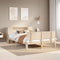 vidaXL Bookcase Bed without Mattress 120x200cm Solid Wood Pine