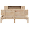 vidaXL Bookcase Bed without Mattress 140x200cm Solid Wood Pine