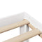 vidaXL Bookcase Bed without Mattress White 140x200cm Solid Wood Pine