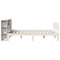 vidaXL Bookcase Bed without Mattress White 160x200cm Solid Wood Pine