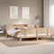 vidaXL Bookcase Bed without Mattress 200x200cm Solid Wood Pine