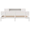 vidaXL Bookcase Bed without Mattress White 200x200cm Solid Wood Pine