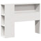 vidaXL Bookcase Bed without Mattress White 75x190cm Small Single Solid Wood Pine