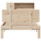 vidaXL Bookcase Bed without Mattress 100x200cm Solid Wood Pine