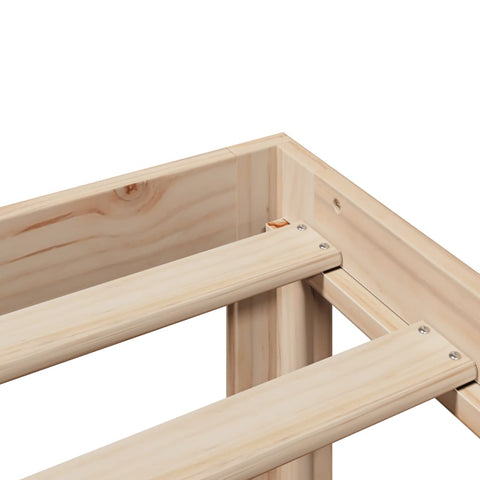 vidaXL Bookcase Bed without Mattress 100x200cm Solid Wood Pine