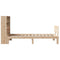 vidaXL Bookcase Bed without Mattress 90x190cm Single Solid Wood Pine
