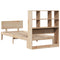 vidaXL Bookcase Bed without Mattress 90x190cm Single Solid Wood Pine